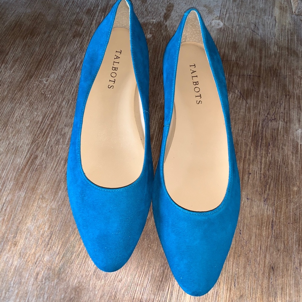 Talbots Teal Flats